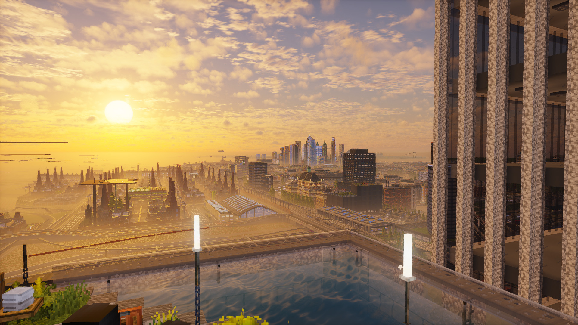 Image of the Harlon City skyline.
